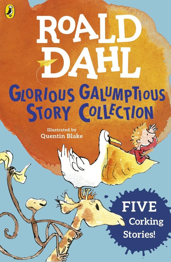 5 Books Roald Dahl's Glorious Galumptious Story Collection Set mi