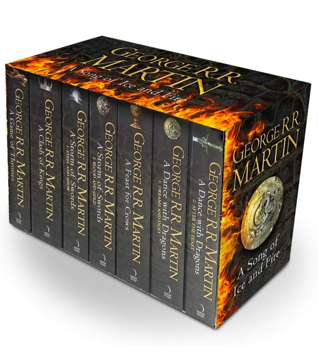 A Song of Ice and Fire - A Game of Thrones: The Complete Boxset of 7 Books by George R R Martin